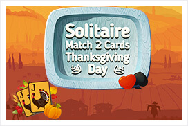 Solitaire Match 2 Cards: Thanksgiving Day