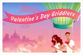 Valentine's Day Griddlers